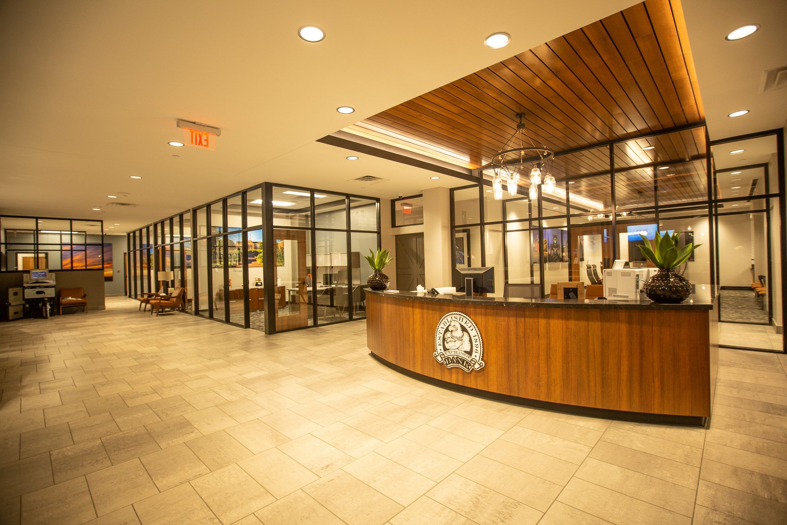 Exchange Bank Reception and Lobby, Stillwater OK